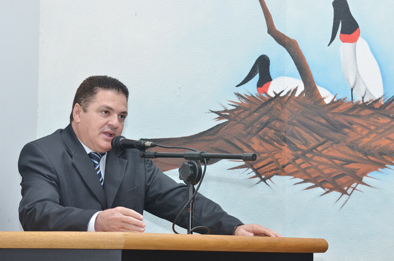Em seu discurso o prefeito Vanildo afirmou que as obras irão continuar em Aquidauana