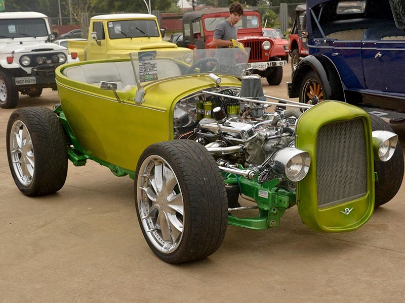 Hot Rod do Marcelo Camburão sempre é um dos destaques dos eventos