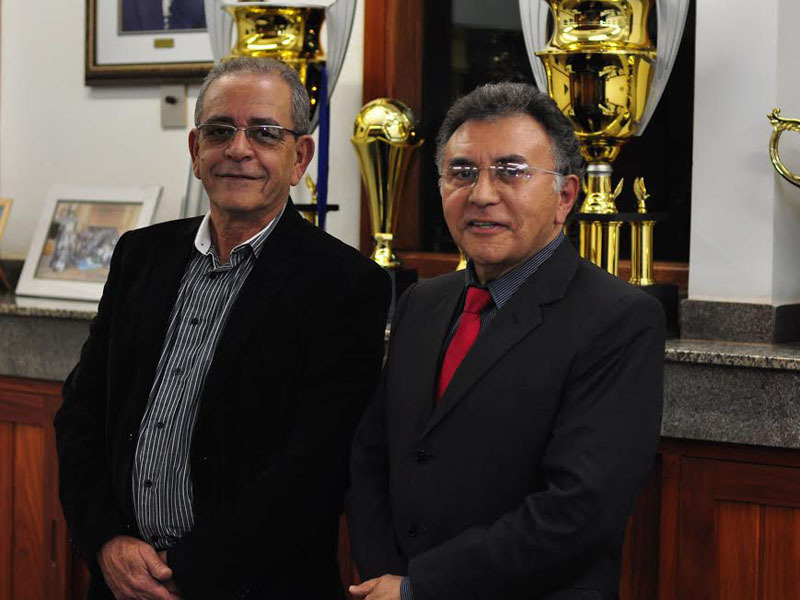 Delso José de Souza, presidente do Conselho, ao lado do juiz federal Odilon Oliveira