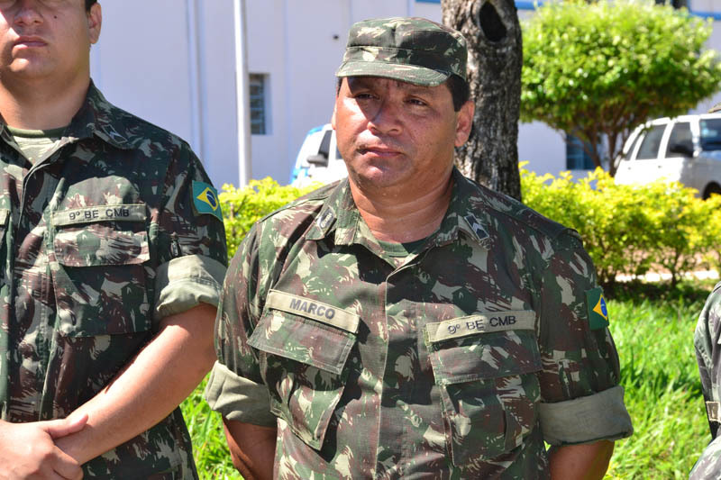 Marcos, 28 anos de Exercito e irá participar pela 1ª vez de uma missão tão importante