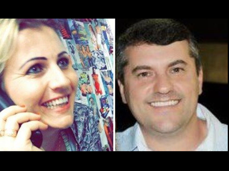 Monica e Alcir eram casados (Foto: Montagem / Facebook)