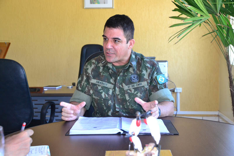 Tenente Coronel Diderot, descrevendo a importância da Missão