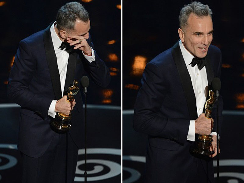 Daniel Day-Lewis vence Oscar de melhor ator por 'Lincoln' (Foto: AFP PHOTO/Robyn Beck)
