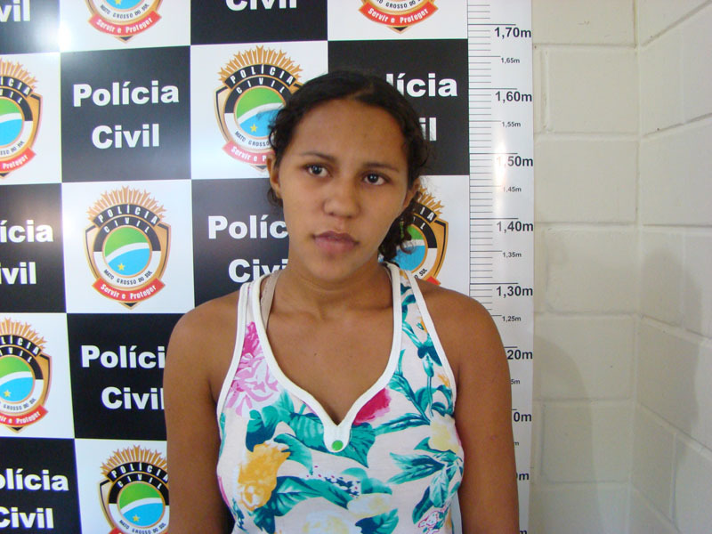 Dariele administrava o ponto de venda de drogas (Foto: João Éric / O Pantaneiro)