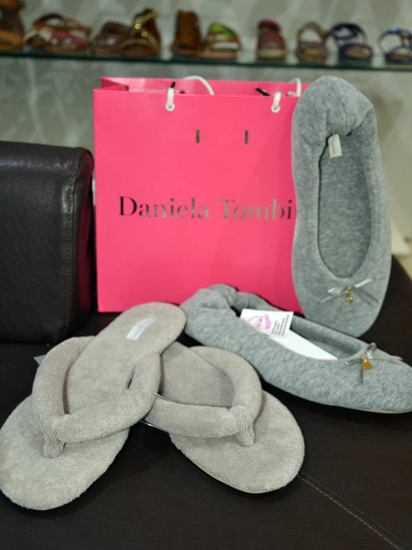 Linha de confortáveis pantufas Daniela Tombini